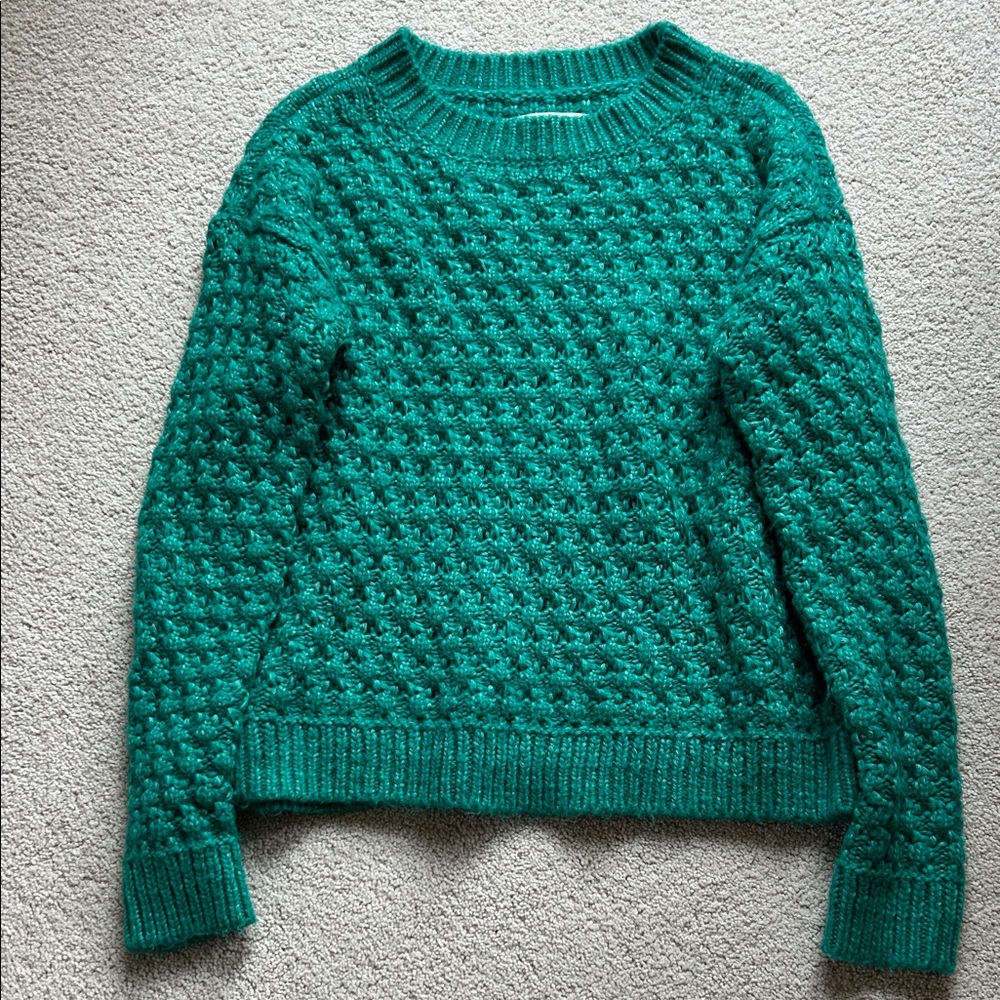 Loft Textured Women's Sweater, Green